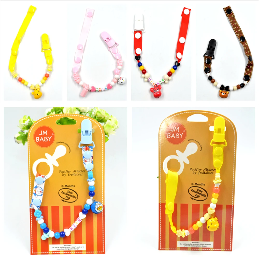 Pacifier Chain Beads Pacifiers for Babies Teat Holders Baby Pacifiers