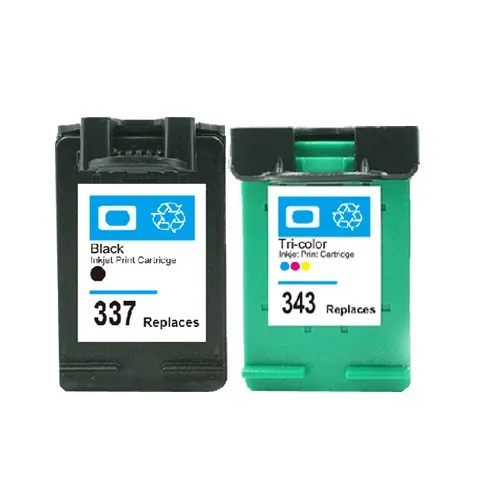 

JIANYINGCHEN Remanufactured ink cartridge replacement for HP337 343 C9364EE C8766EE for Psc1510 Photosmart7830(2pcs/lot)