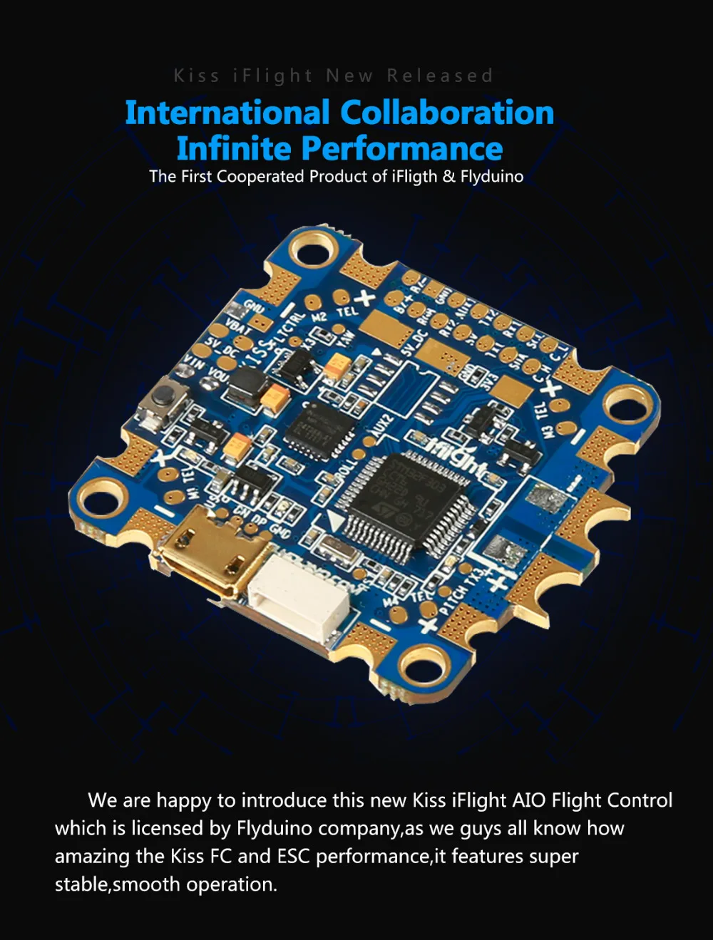 Kiss iFlight Flyduino Kiss Licensed Flight Controller (2)