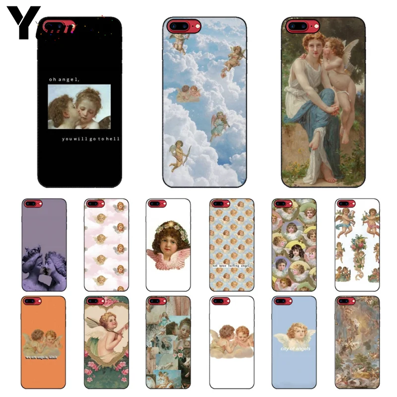 

Yinuoda Renaissance angels Customer High Quality Phone Case for iPhone 8 7 6 6S Plus 5 5S SE XR X XS MAX Coque Shell