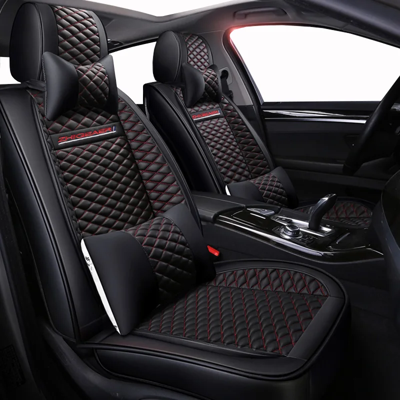 

High quality PU Leather car seat covers fit mitsubishi pajero 2 3 4 full sport carisma montero sport of 2010 2009 2008 2007