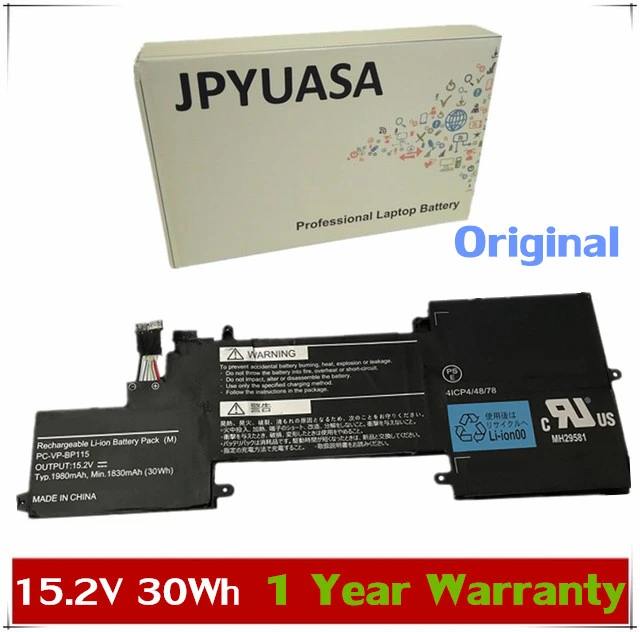 7xinbox 15 2v 30wh 10mah Original Pc Vp Bp115 Pc Vp Bp116 Laptop Battery For Nec 4icp4 48 76 4icp4 48 78 Laptop Batteries Aliexpress