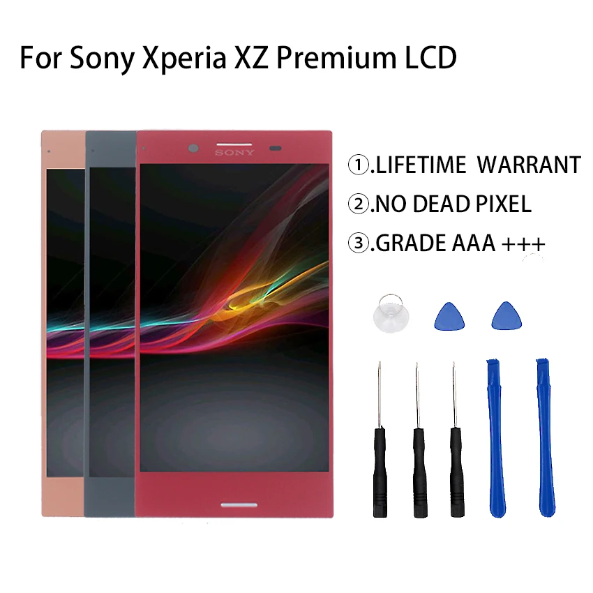 

For Sony Xperia XZ Premium G8142 E5563 LCD Display Touch Screen Digitizer Assembly For Sony Xperia XZP Display Screen LCD