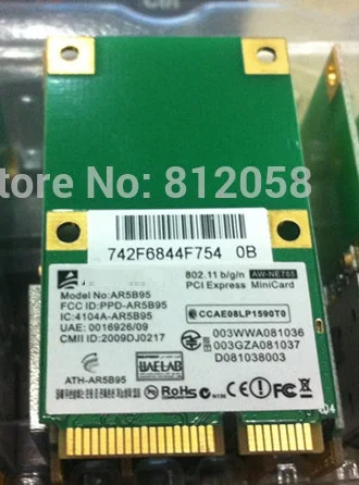 SSEA оптовая продажа новинка для Atheros AR9285 AR5B95 Mini PCI E Wi Fi беспроводная карта 802.11B/G/N 150