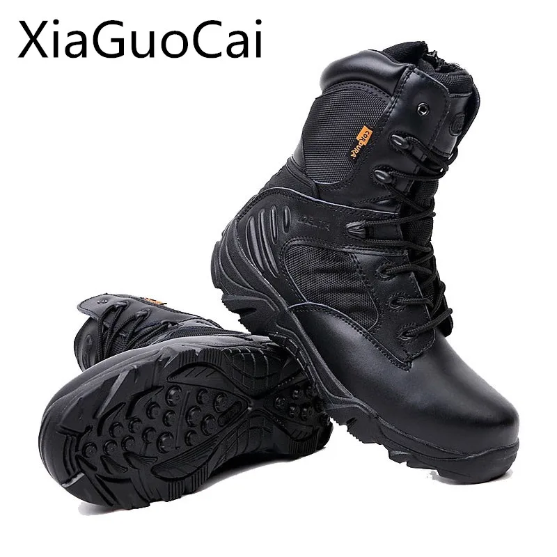 2018 XiaGuoCai Mens Desert Boots Fashion Spring and Autumn Male Military Tactical Outdoor Combat Army for Men 35 |