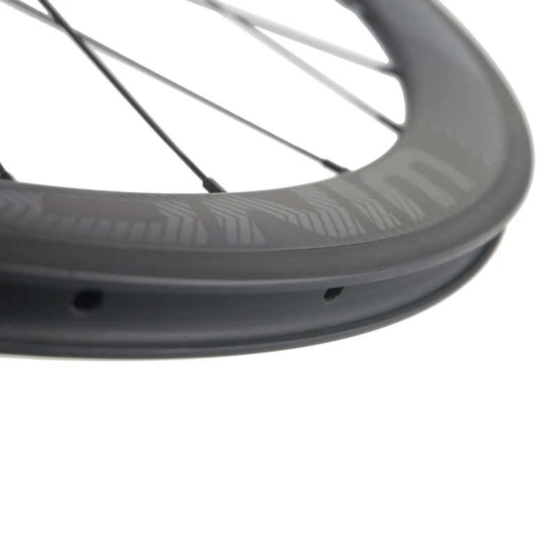 WINDBREAK 700C Road Bike Carbon Wheels Tubular 50mm Carbon Wheelset 23mm Width Clincher Wheels Basalt Brake Surface
