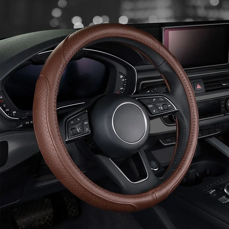 Модные кожаные чехлы на руль для mazda 3 2 323 626 5 axela bk 6 cx5 cx7 cx gg gh gj|Чехлы руль| |