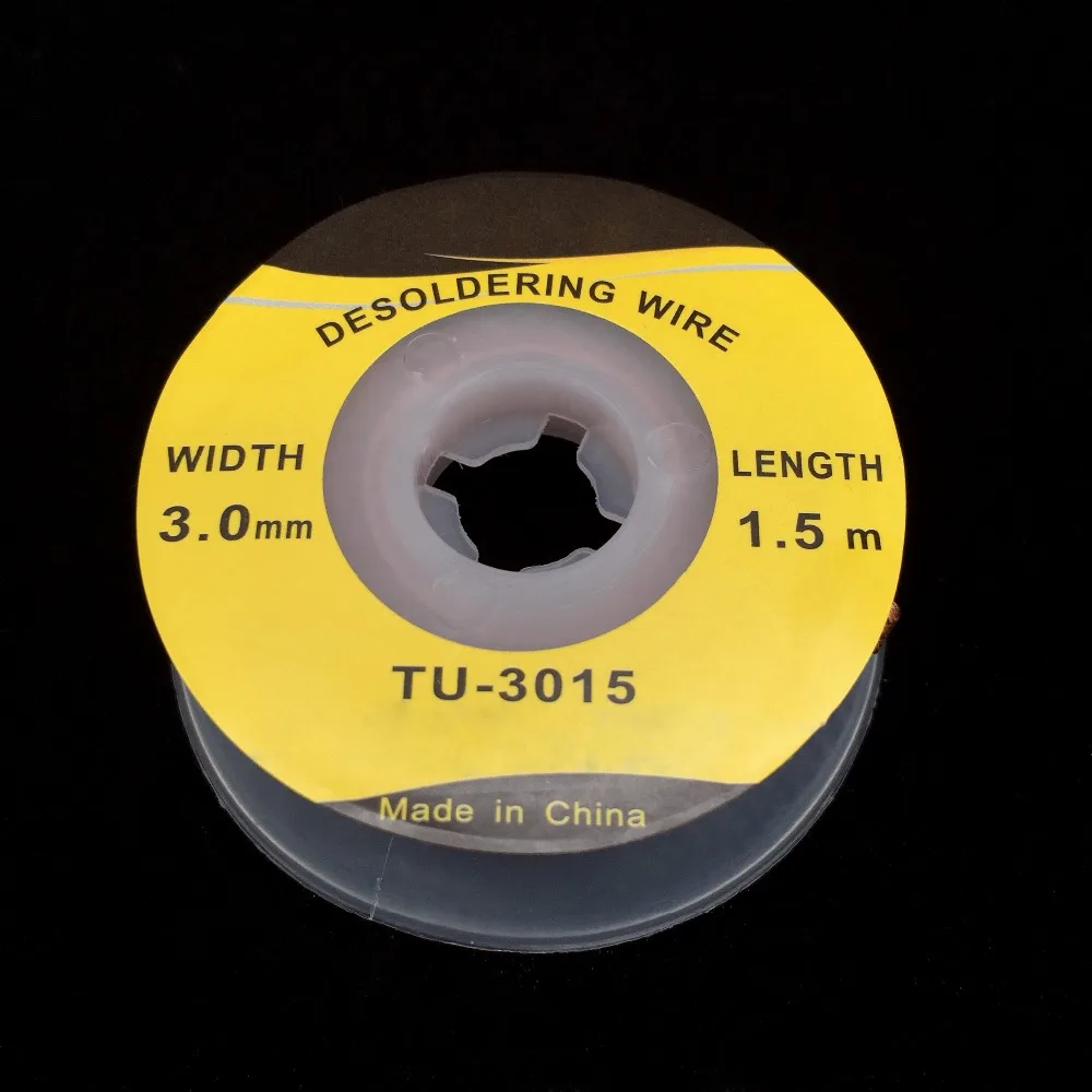 1Pc 3 mm Desoldering Braid Solder Remover Wick Wire 1.5M Soldering Wick