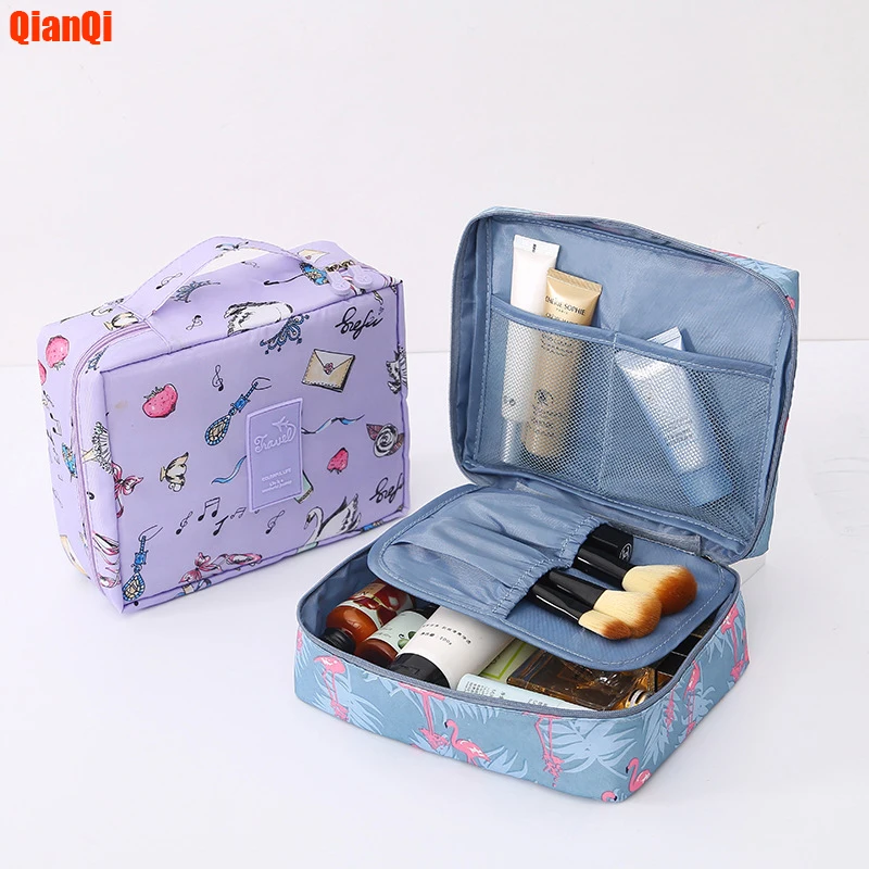 متعددة الوظائف السفر التجميل حقيبة Neceser النساء حقائب مكياج مستلزمات المنظم للماء الإناث تخزين المكياج حالات