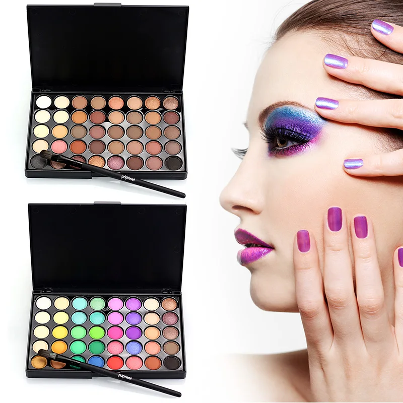 

1 Pcs Eyeshadow Palette 40 Colors Makeup Matte Glitter Long Lasting Professional Eyes Makeup Eye Shadow Palette Eyes Cosmetic