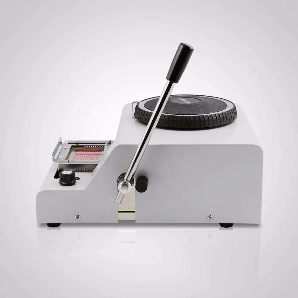 

Fantastic Manual Embosser member card / Credit Card Stamping Machine 72-Character Code Printer with Adjustable Kerning