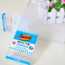 Быстрая на заказ прозрачная пластиковая коробка печать разноцветные ПВХ Подарочная коробка- PX20001