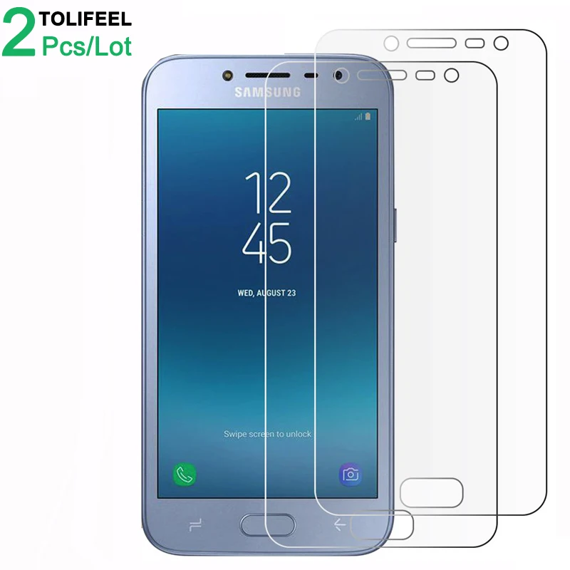 

2Pcs Tempered Glass For Samsung Galaxy J2 Pro 2018 Screen Protector 9H 2.5D Phone On Protective Glass For Samsung J2 Pro 2018