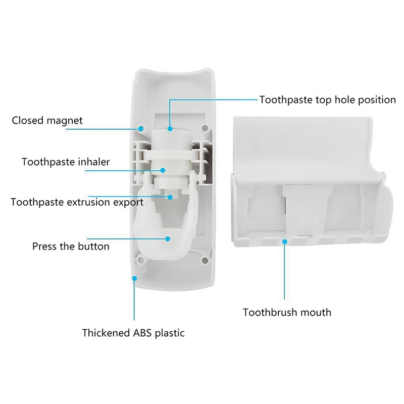 OLET 1 Набор креативный автоматический диспенсер для зубной пасты с держателем для зубной щетки водостойкий соковыжималка для липкой зубной пасты