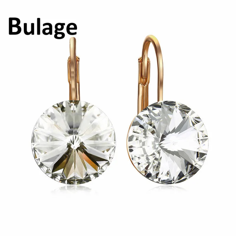 

Bulage Fashion Crystal Earring Rose Gold-color Bella Dorp Earrings Crystals From Swarovski For Women Bijoux Gifts