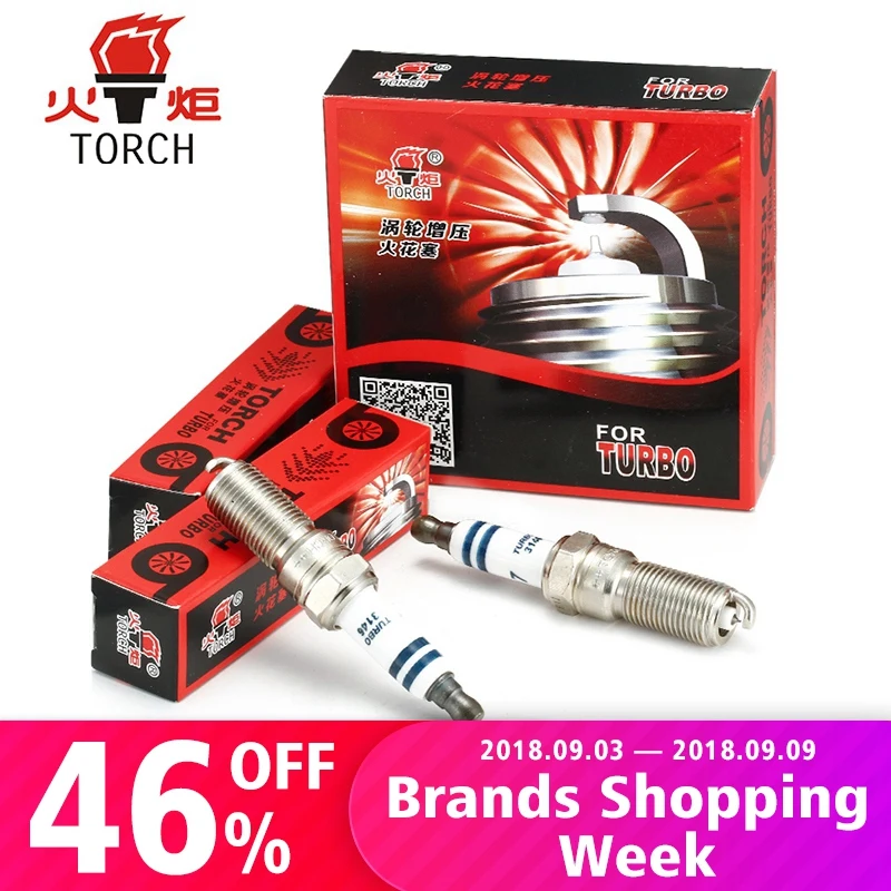 4 шт./лот Китай Оригинальный факел с турбонаддувом spark plug3146 для FORD C MAX/FIESTA
