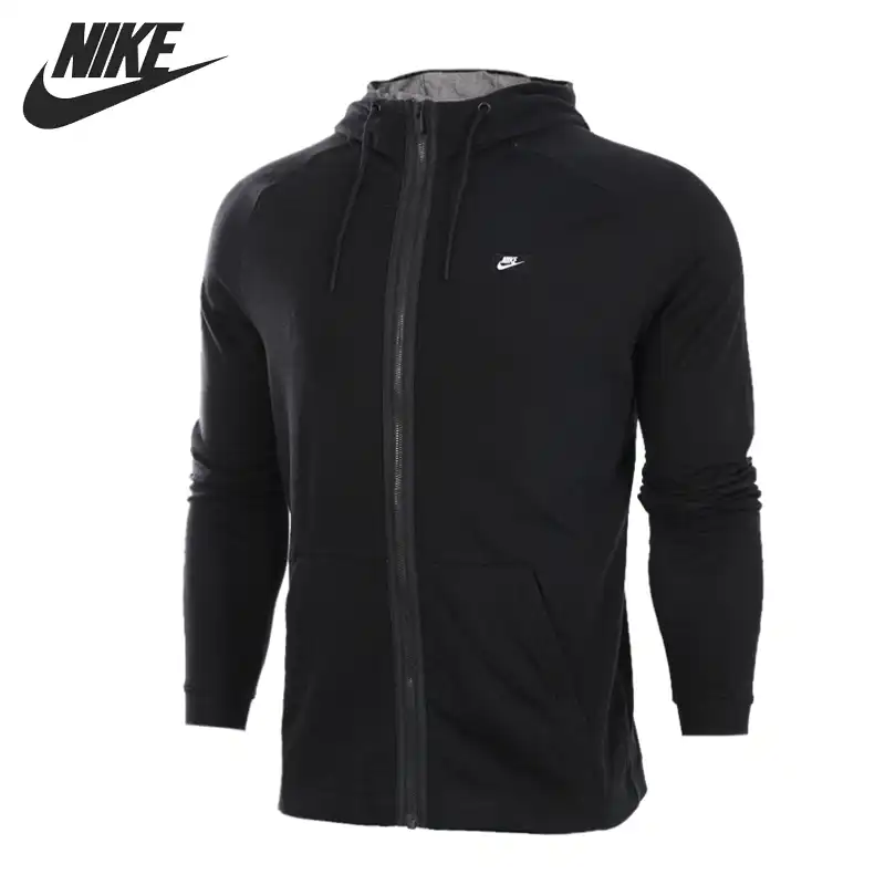 nike black nsw modern hooded jacket