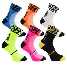 

3 Pair Sports New Cycling Socks Top Quality Sport Socks Breathable Bicycle Sock Outdoor Racing Big Size Men Women S-DH01-3