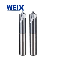 סגסוגת כרסום WEIX 1PC מוצק R Arc קרביד זווית End Mill 2 ו 4 חלילים CNC כרסום קאטר Anti-R Chamfering נתב ביט עבור סגסוגת פלדה (1)