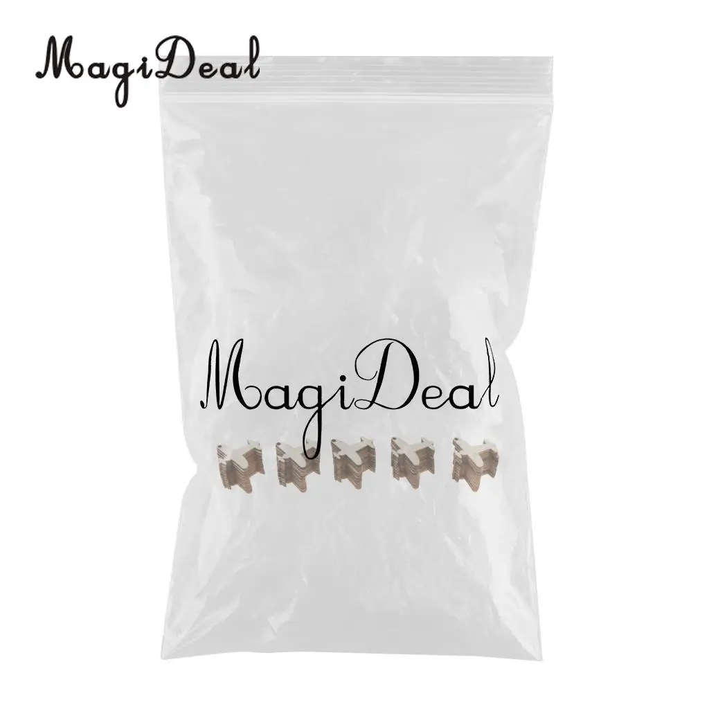 MagiDeal 50pcs Unpainted Blank Wooden Airplane Cutout Gift Tags Label Hanging Ornament Home Decor DIY Craft