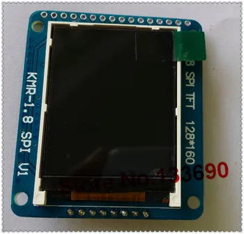 

1.8" TFT LCD Display Screen + SD Card Conector+ PCB Adapter plate,Driver IC st7735 SPI serial tft 128x160 resolution uno r3