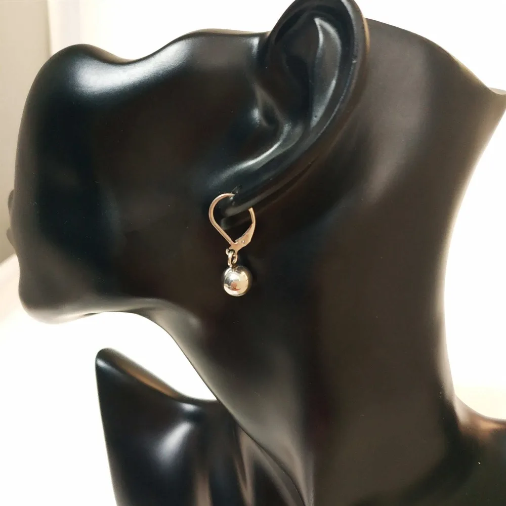 

Silver Fashion Drop Earring Ball for Women Dangle Luxury Design Gold-color Trendy Earing Jewelry Pendientes Mujer Moda