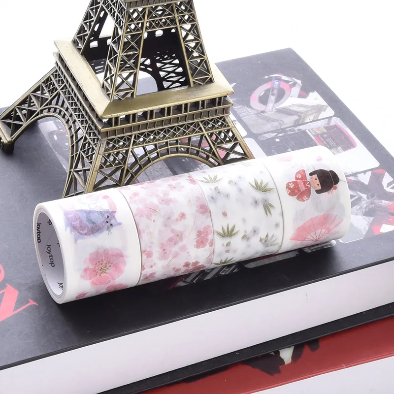

3cm Cute sakura Washi Tape adhesive tape DIY decoration Scrapbooking Sticker Label Masking Tape School Office Supply