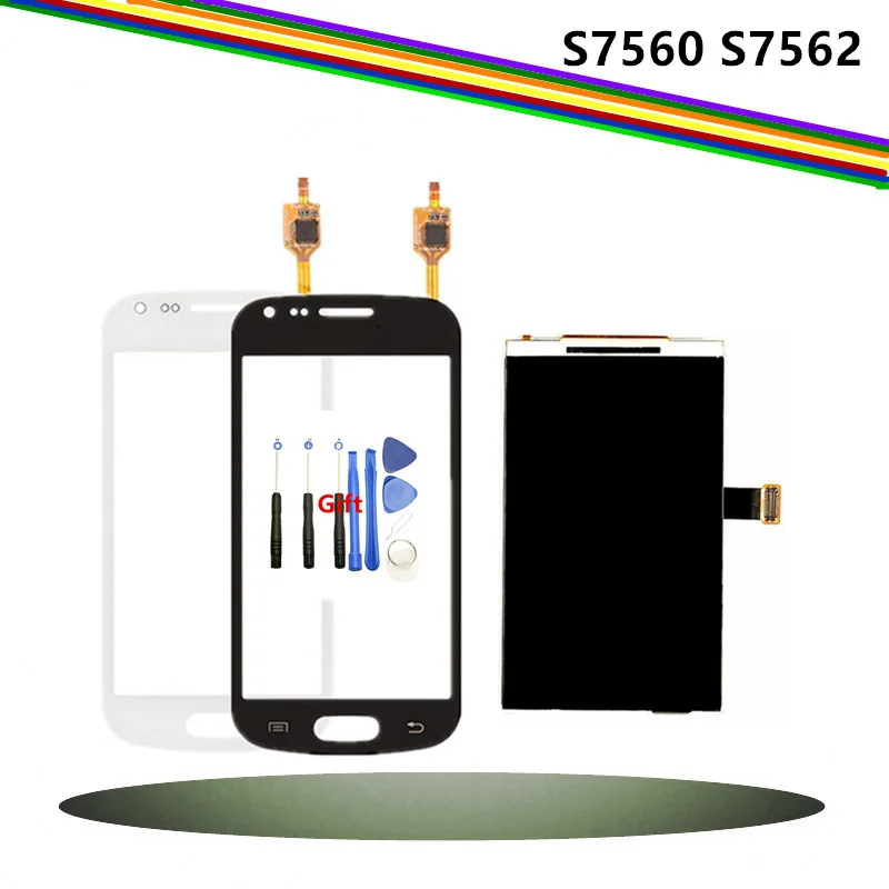 

4.0inch Replacement for Samsung Galaxy Grand GT S7560 S7562 LCD Display Screen + Front Touch Screen Digitizer Lens Repair Parts