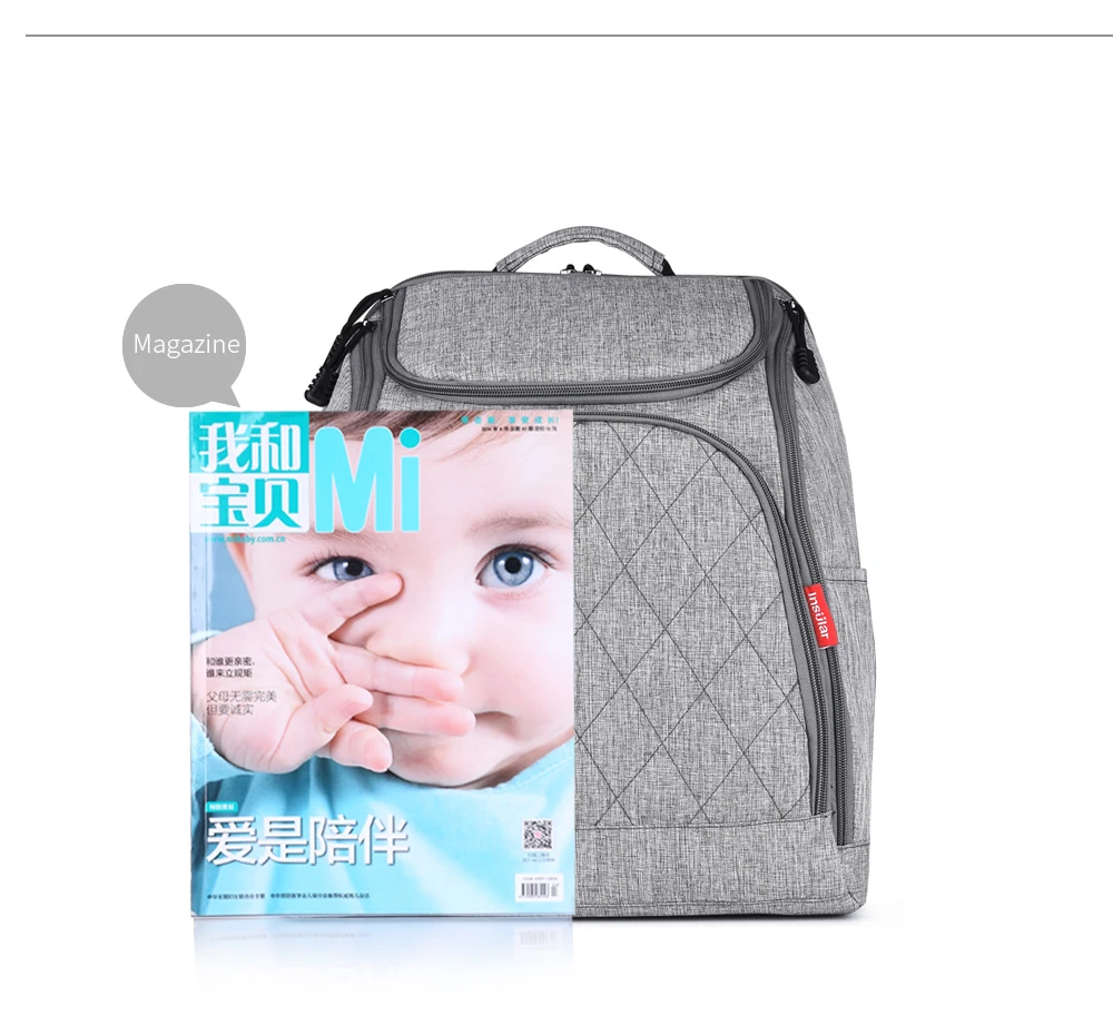 Модный мягкий подгузник, водонепроницаемая сумка для подгузников, Большая вместительная сумка для ухода за ребенком, многофункциональные