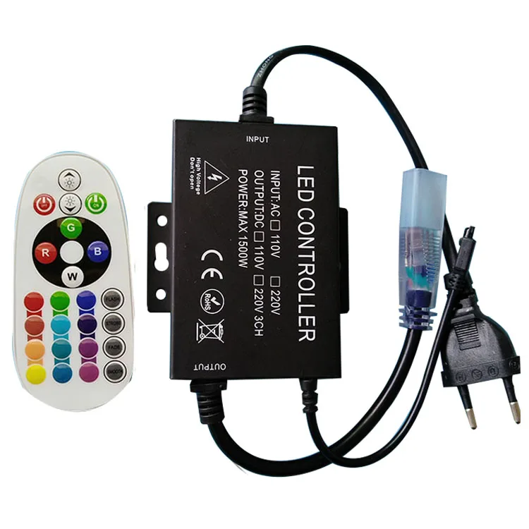 Новая горячая Распродажа контроллер Bluetooth RGB Светодиодные полосы света IP67 SMD5050 220 В 230 В 240 В Кухня открытый украшения здания DHL