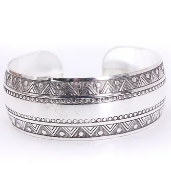 

Free shipping@@10PC@@@ Women Chinese Tibetan Tibet Silver Totem Bangle Cuff Bracelet Ethnic Jewelry HOT