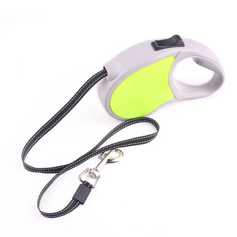 Tangle-Free Heavy Duty Retractable Dog Leash with Anti-Slip HandlStrong Nylon Tape One-Handed Harnesses Collars Outdoor MayO3 (14)