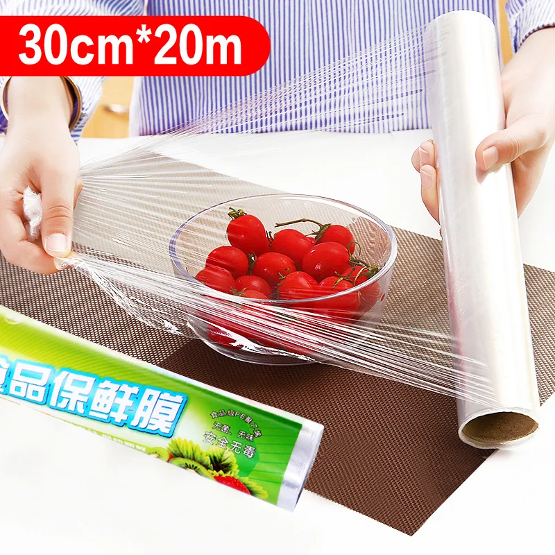 

Saran Wrap Disposable plastic wrap household kitchen food refrigerator refrigerated fruits and vegetables food cling film