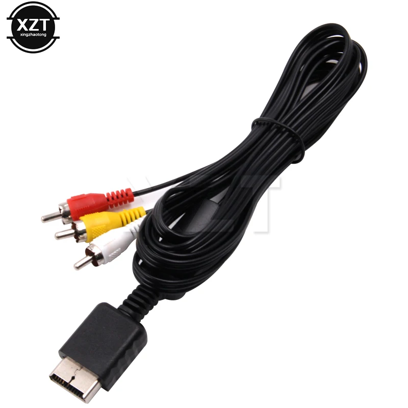Кабель адаптер для ТВ 1 8 м 3RCA кабель AV аудио видео Sony Playstation 2 3 PS2 PS3 мультимедиа