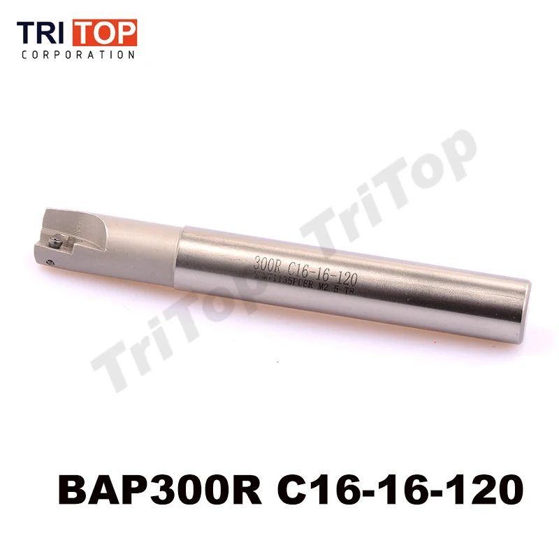 

FREE SHIPPING Milling head BAP JAP 300R C16-16-120 2 tooth high speed end mills for carbide milling insert APMT1135