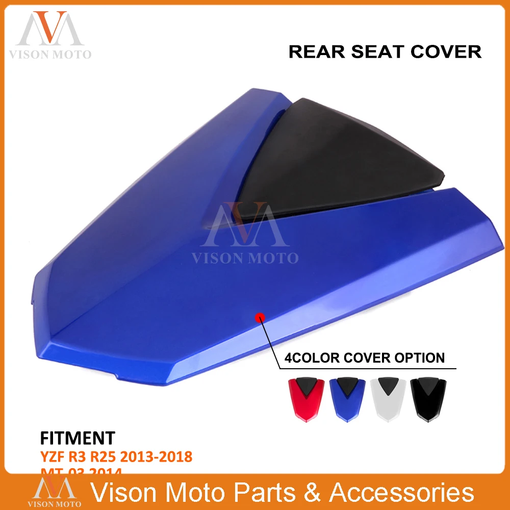 

Rear Seat Cover Fairing Cowl Protector For Yamaha YZF R3 R25 YZFR3 YZFR25 YZF-R3 YZF-R25 2013-2018 MT-03 MT03 2014 Motorcycle