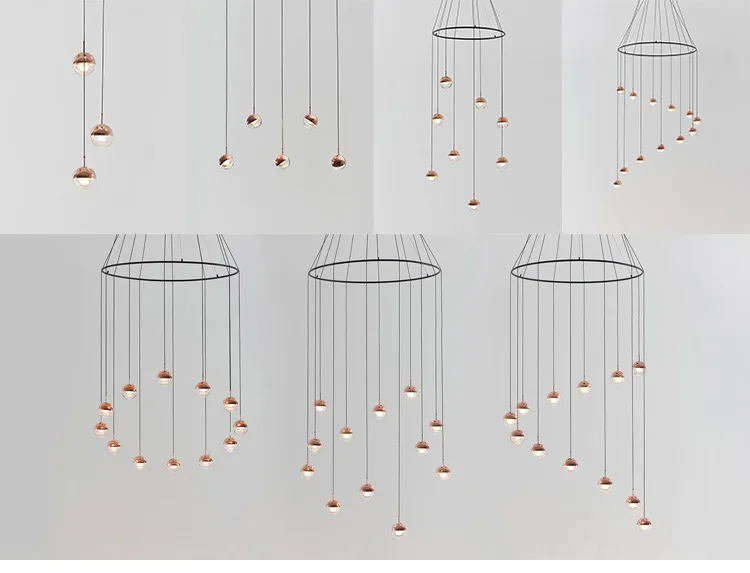 Скандинавские одноголовые прикроватные светильники для спальни, ресторана, подвесные светильники, современный минималистичный бар, персональный шар, подвесной светильник