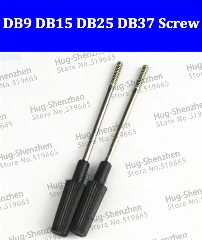 Parafuso de Porta Serial Db15 Db25 Db37 Breakout Terminal Conector 500 Pcs 2.8x66mm Db9
