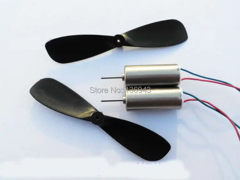 

20Pair/lot 7*16 MM High Magnetic Hollow Cup Motor 4.2V/55000RPM + Propellers For Remote Control Aircraft/Helicopter Tail Motor