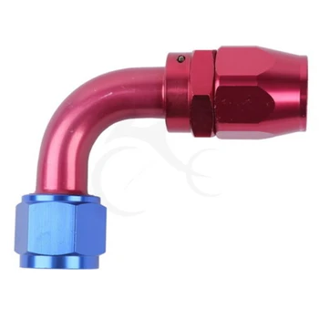 

AN-12 Universal Swivel 90 Degree Aluminum Hose End Fitting Oil Fuel Gas Adapter Motorcycle Accessories