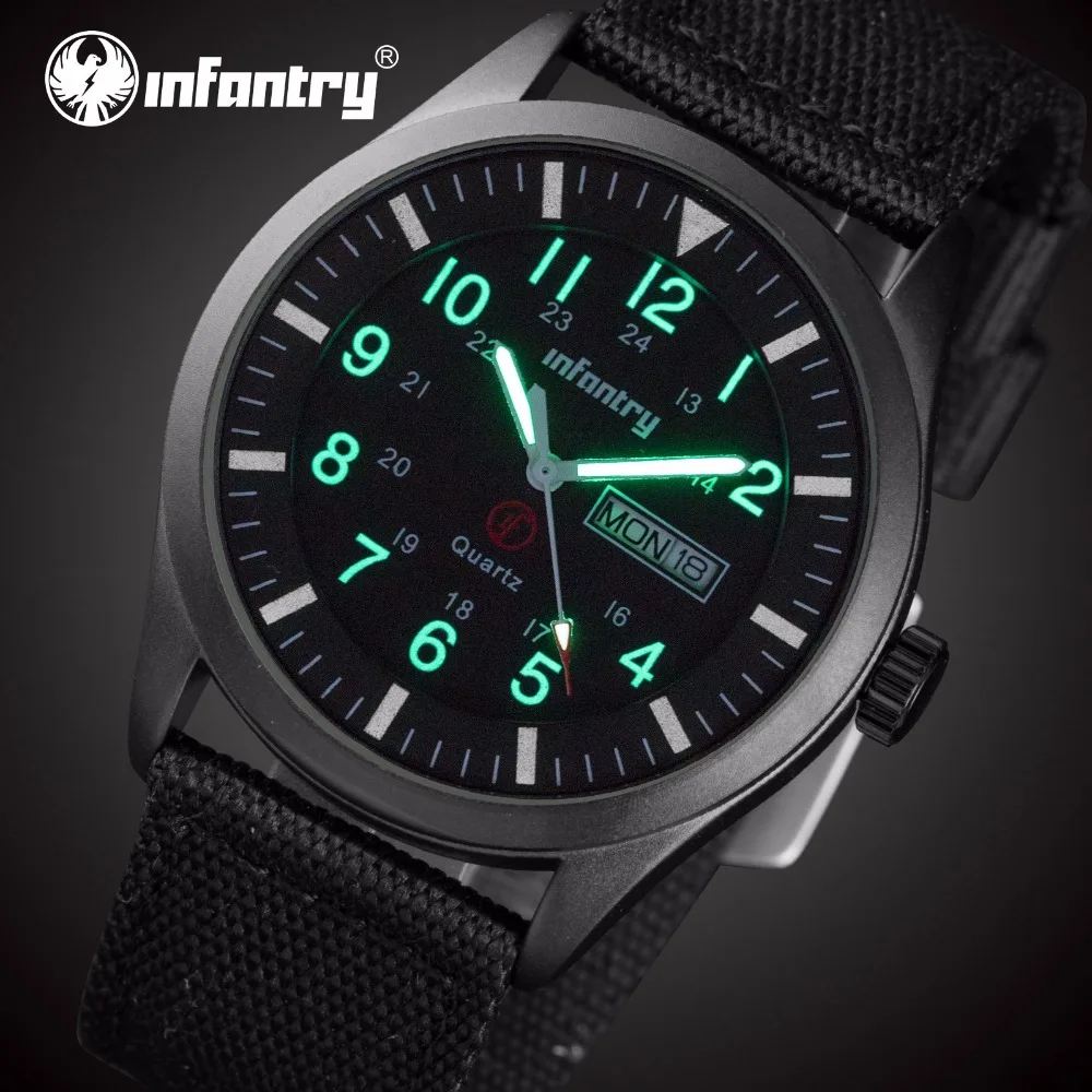 INFANTRY Mens Watches Top Brand Luxury Military Watch Men Daytona