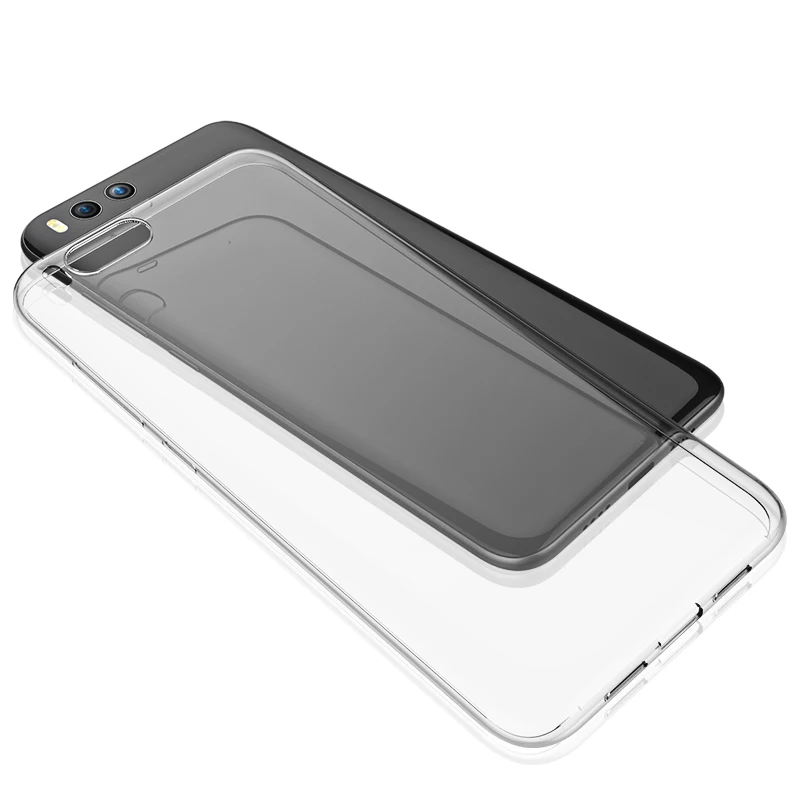 Ультратонкий Прозрачный гелевый ТПУ чехол для Xiaomi 6 Mi Mi6 M6 5 15 дюйм бампер