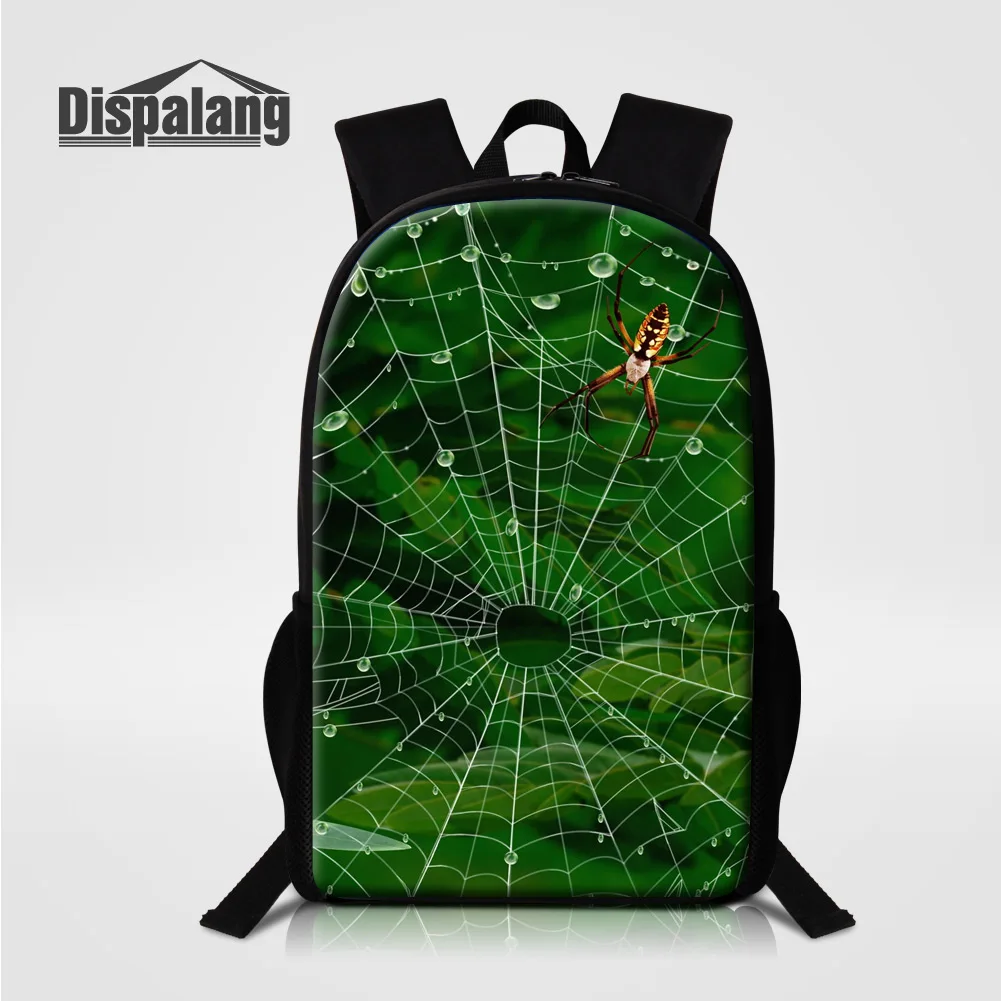 

Dispalang Boys Fashion Rucksack Spider Printing School Backpack For Children Mochilas Escolar Men's Daily Bagpacks Pack Bookbags