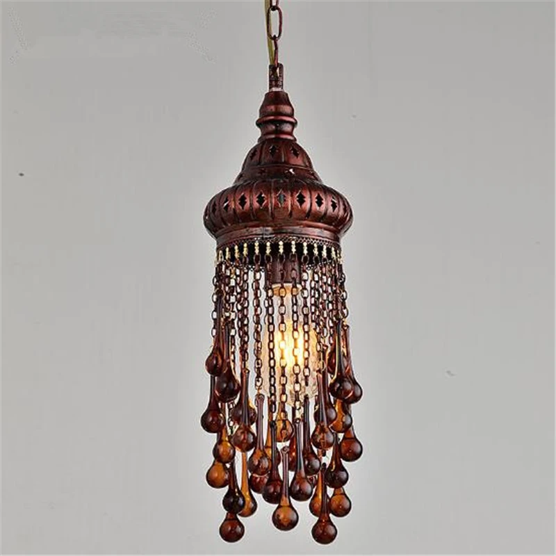 

New Classical American Country Retro Loft Iron Pendant Light Retro Loft Cafe Bar Restaurant Decoration Lamp Free Shipping