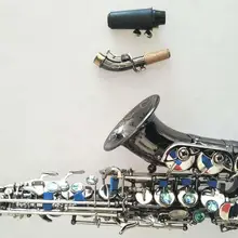 Расширенный Античный сопрано саксофон изогнутый сопрано саксофон