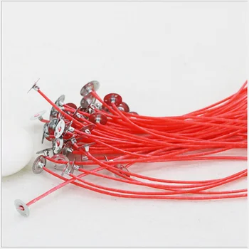 

50pcs/bag DIY candle wicks red candle accessories Smokeless candle wicks for candle making 2.5cm 7 cm 12 cm 17cm free shipping