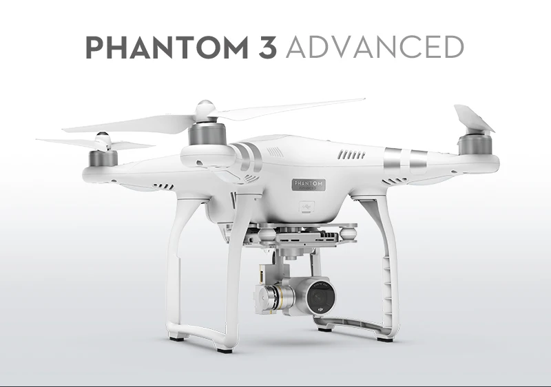 Freeshipping DJI Phantom 3 Advanced Drone With 2 Battery With HD 1080p Camera And 3 Axis Gimbal Rc Helicopter