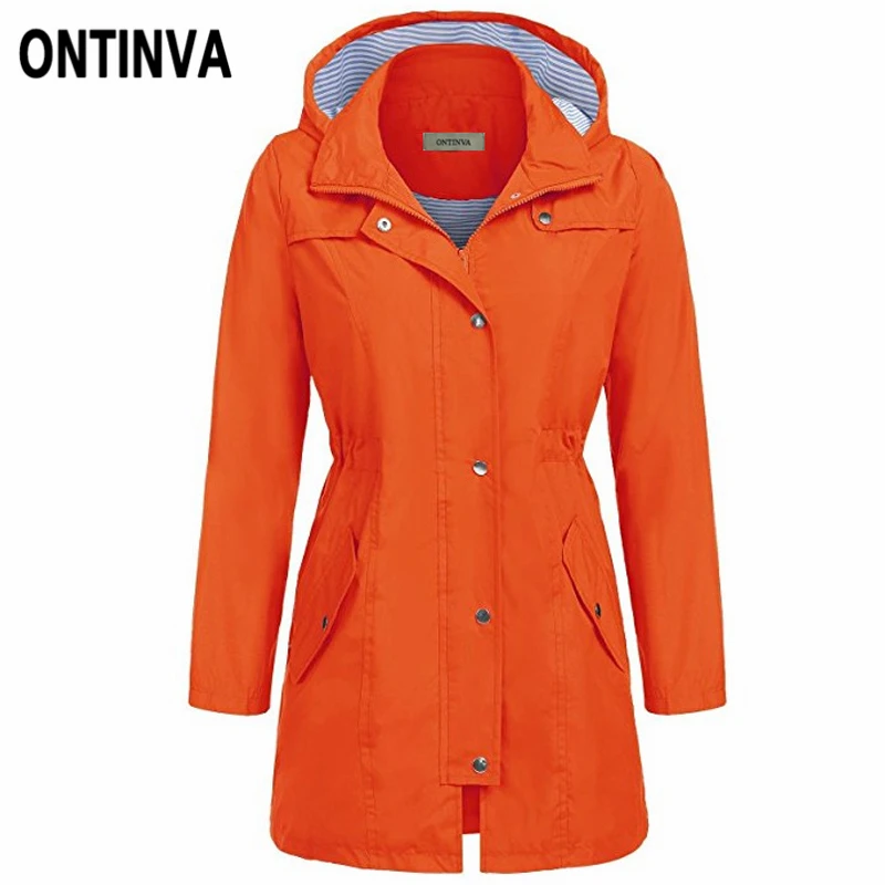 Женское плотное пальто с капюшоном, осень, тонкая талия, зимние повседневные куртки с карманами, теплая ветрозащитная ветровка на молнии, синее базовое пальто для женщин
