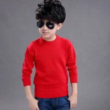 Осенне-зимний свитер для мальчиков Детский свитер с круглым вырезом одежда для детей вязаная одежда для детей рост от 100 до 160 см, 911