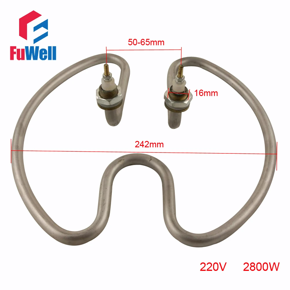 tubulacao eletrica do calefator de agua elemento tubo aquecimento aco inoxidavel aquecimento agua 01